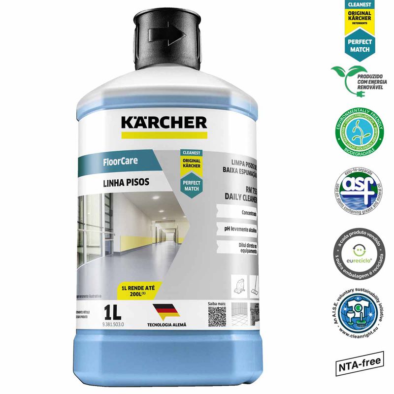 Detergente Floor Care 1L - RM 755 DAILY (93815030) - Karcher