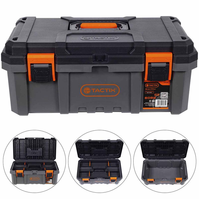Caixa de Ferramentas Heavy Duty 48cm / 19'' (583,0009) - Tactix