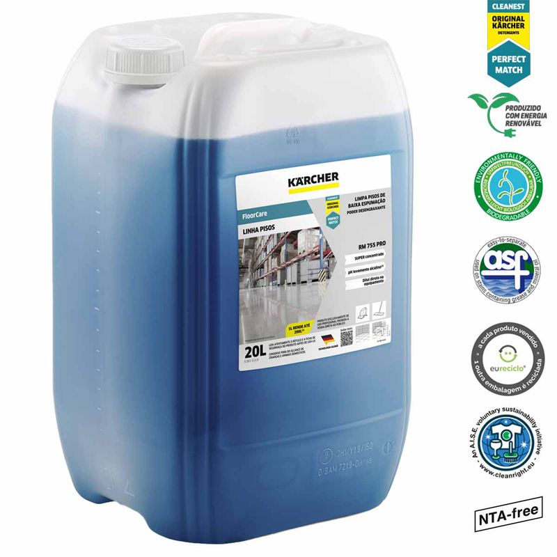 Detergente Floor Care (20L) Rm 755 Pro (93815110) - Karcher