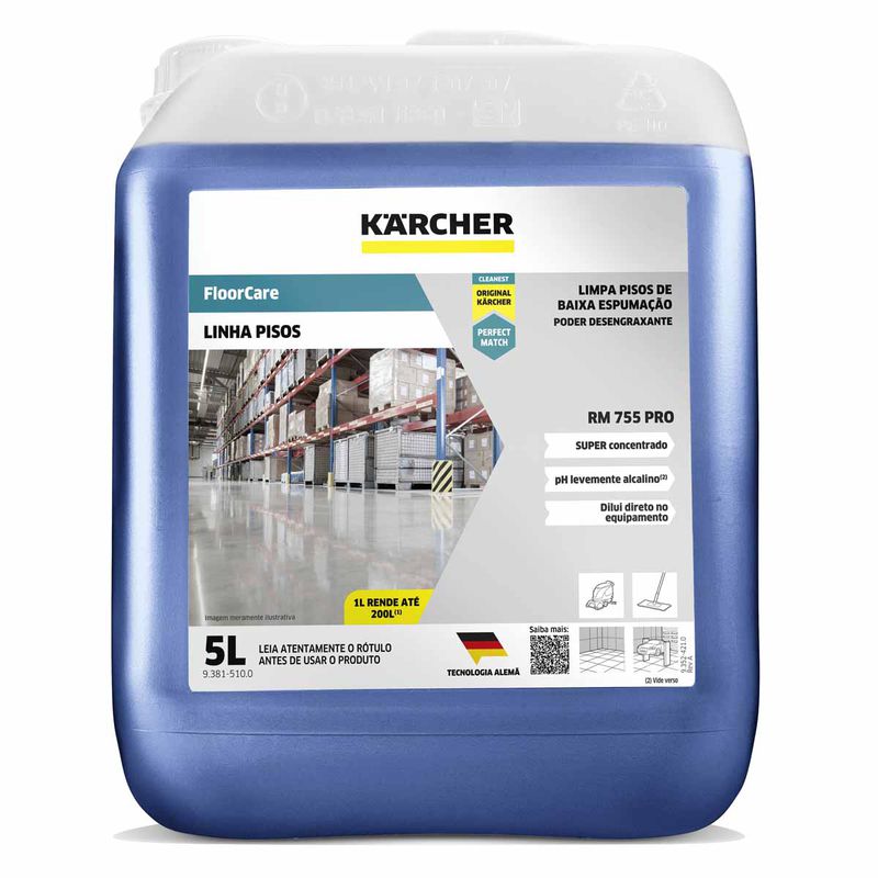 Detergente Floor Care (5L) Rm 755 Pro (93815100) - Karcher
