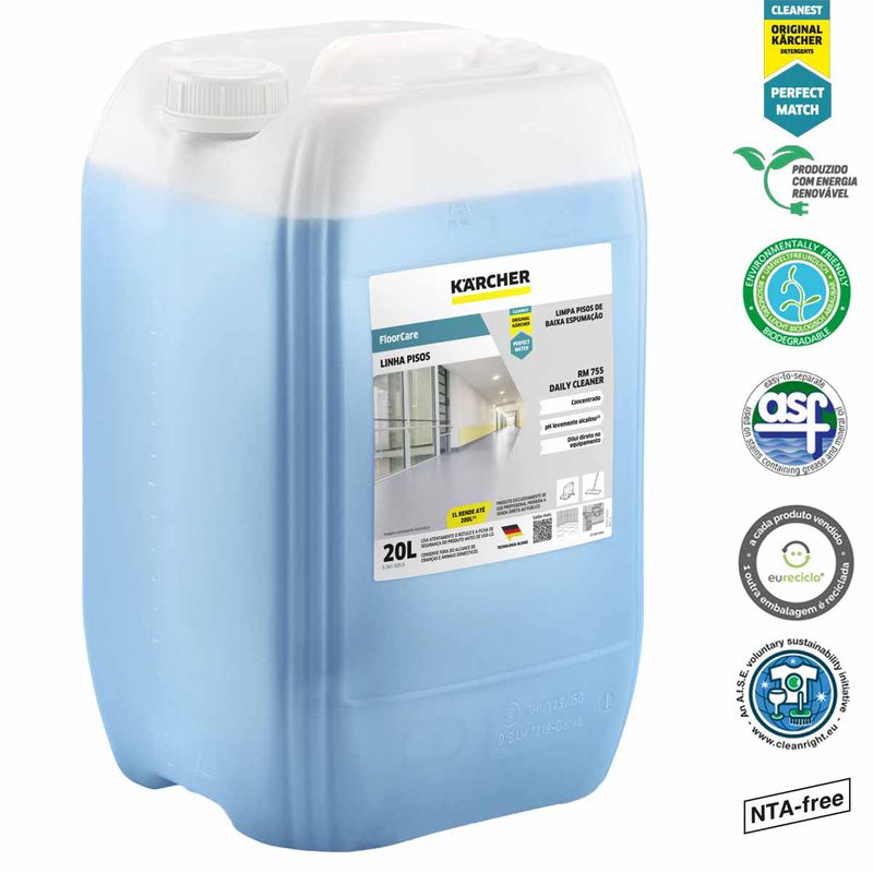 Detergente Floor Care 20L - Rm 755 DAILY (93815050) - Karcher