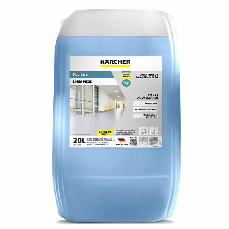 Detergente Floor Care 20L - Rm 755 DAILY (93815050) - Karcher