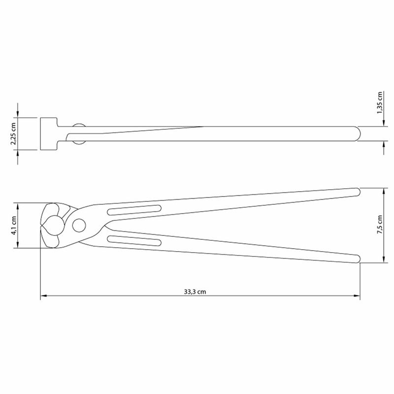Torquês Armador Com Pintura Eletrostática Azul 13'' (41052/113) - Tramontin