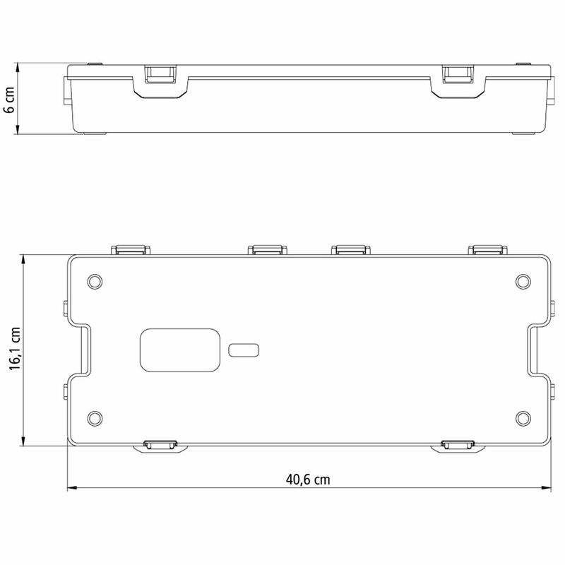 Organizador Plástico 16'' Rosa (43804/502) - Tramontina