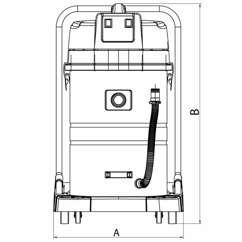 Aspirador de Pó Para Sólidos e Líquidos 220V - 2400W (44983/020) - Tramontina Pro
