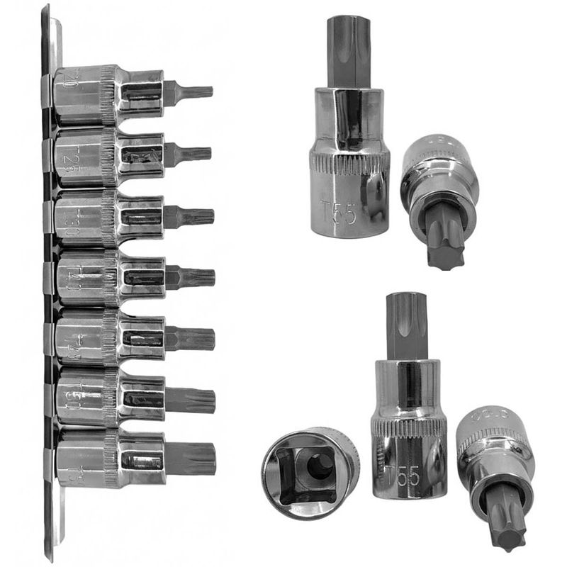 Jogo de Soquete Torx Com 7 Peças 1/2'' (733327) - Onsite