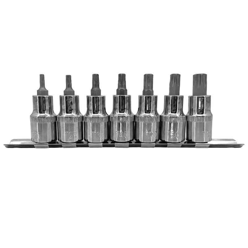 Jogo de Soquete Torx Com 7 Peças 1/2'' (733327) - Onsite