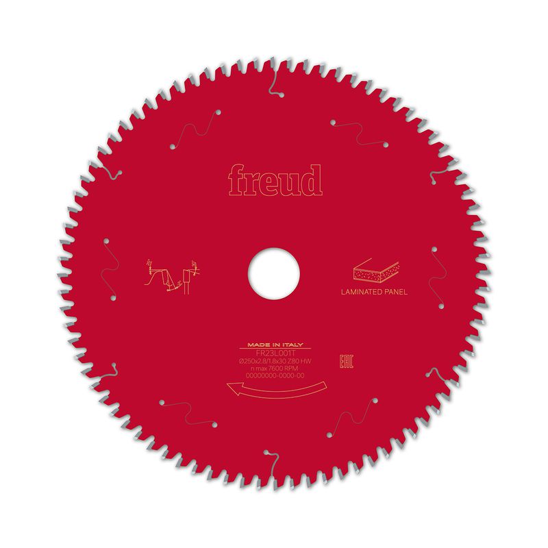 Disco de Serra Circular 10'' para MDF - Freud FR23L001T (80D)