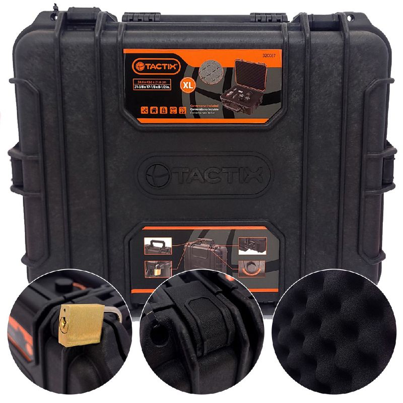Maleta Anti-impacto (XG) 55 x 44 x 22 cm (582,0004) - Tactix