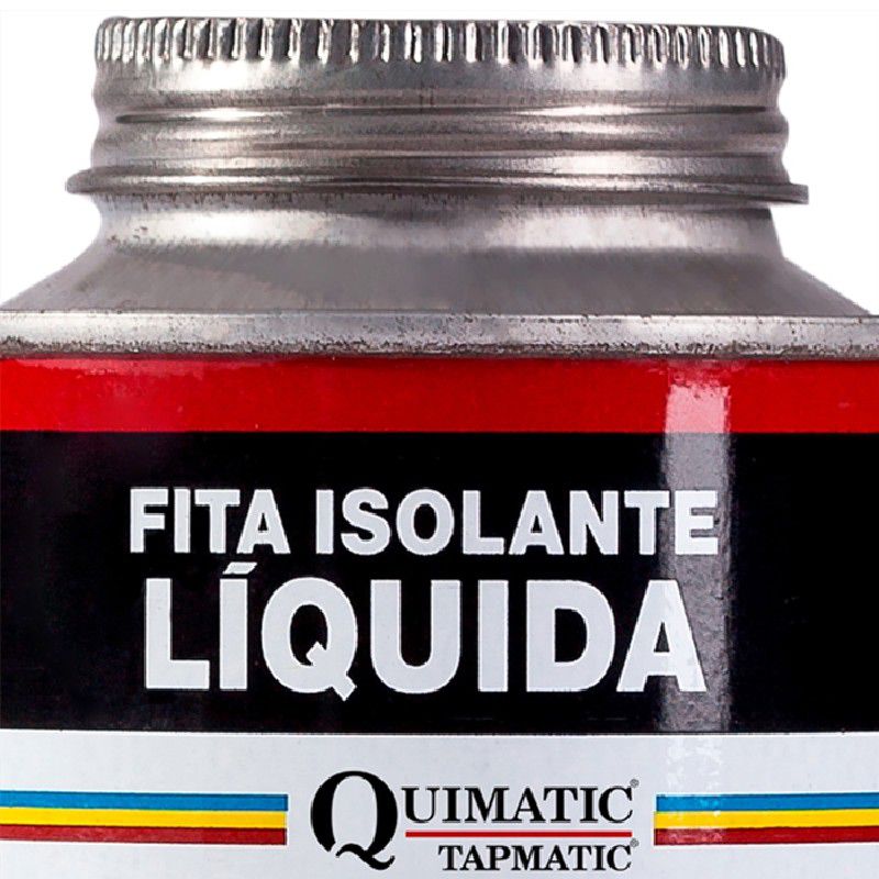 Fita Isolante Líquida Preta 200mL BD 1 - Quimatic Tapmatic