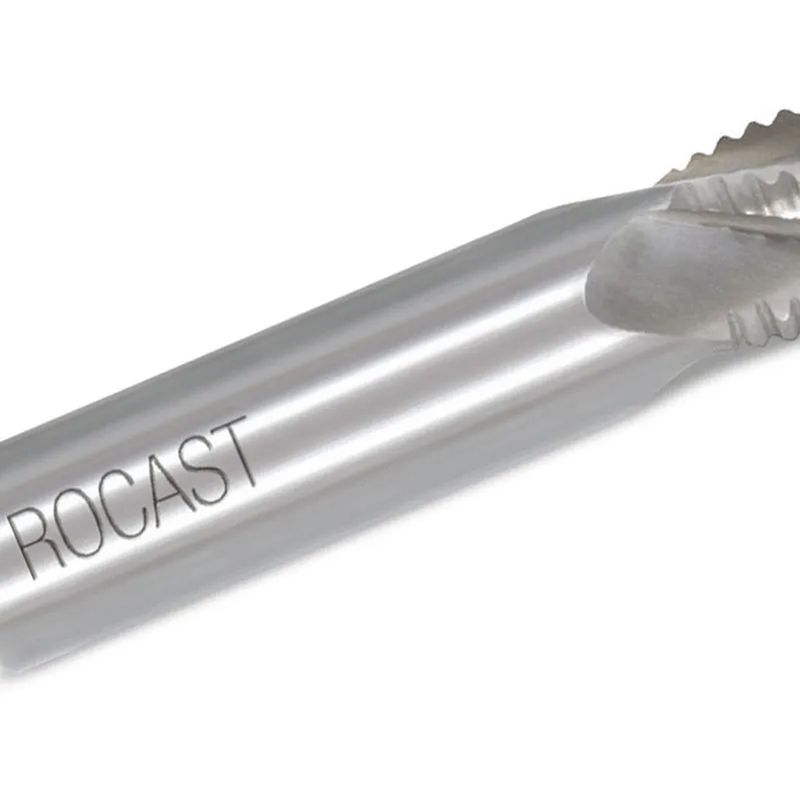 Fresa de Topo Para Desbaste Haste Cilíndrica 9mm 93,0004 - ROCAST