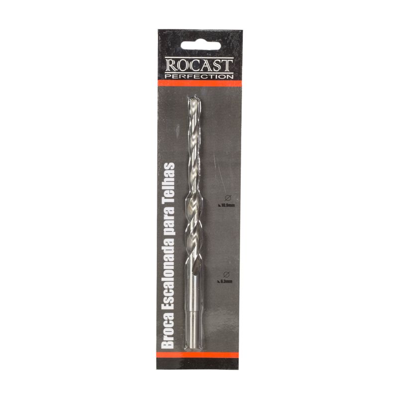 Broca Escalonada para Telha 1/4pol 7/16pol 170,0005 ROCAST
