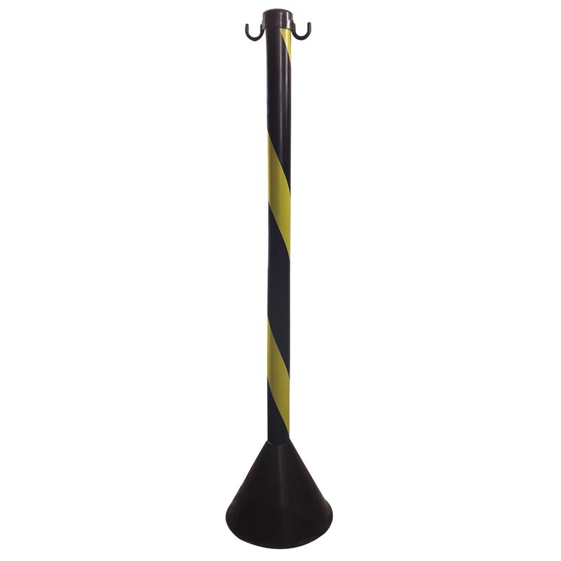 Pedestal Zebrado com Altura de 90cm e Diâmetro Base 23cm PPS 05 PROTEPLUS