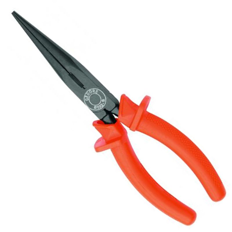 Alicate Tipo Telefone Bico Reto IOX Isolado 202mm 8'' (029640) - Gedore