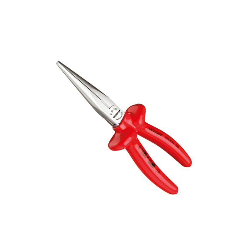 Alicate Tipo Telefone Bico Reto Isolado VDE 160mm 091843 - Gedore