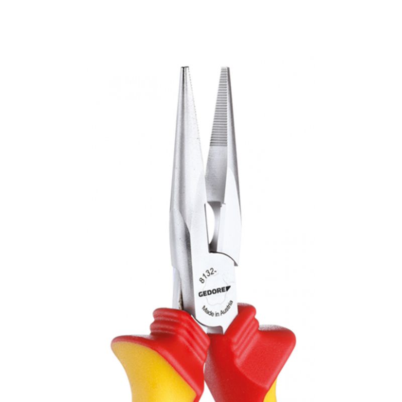 Alicate Tipo Telefone Bico Reto Isolado VDE 200mm 091905 - Gedore