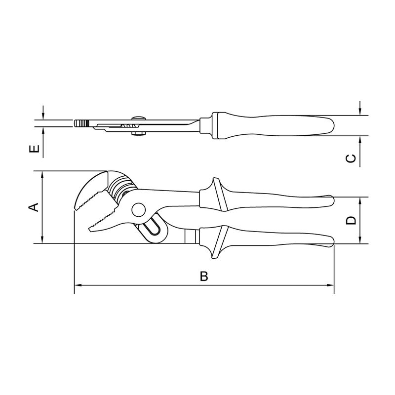 Alicate Bomba D'água Isolado 1000V - 12'' (44039/112) - Tramontina Pro