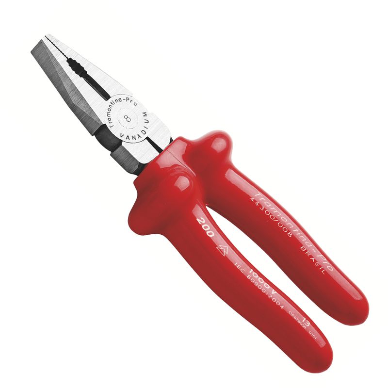 Alicate Universal Isolado IEC 60900 - 8'' Tramontina PRO