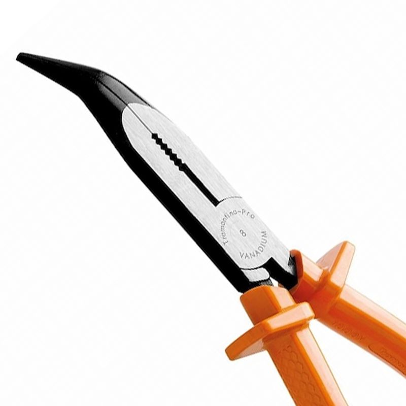 Alicate Meia Cana Bico Longo Curvo Isolado 1000V - 8'' (44004/180) - Tramontina Pro