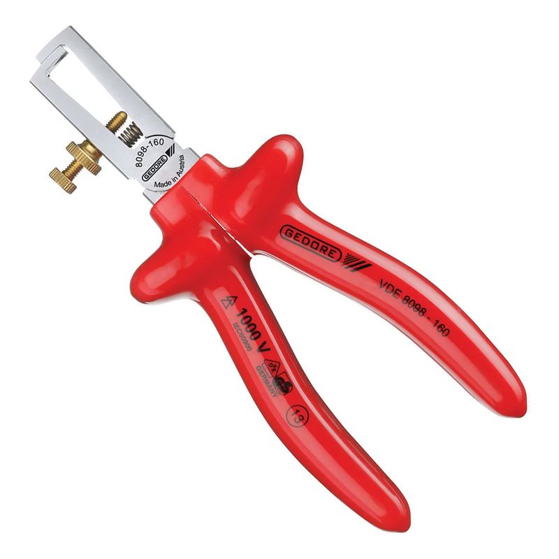 Alicate Desencapador 160mm com Isolamento 029895 - Gedore