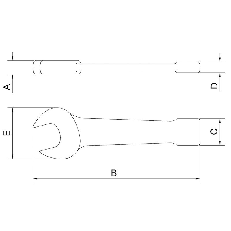 Chave Fixa de Bater 1.1/8'' Tramontina PRO