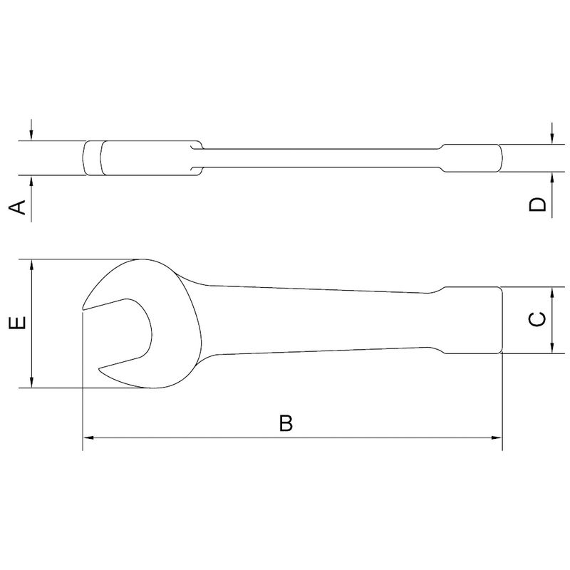 Chave Fixa de Bater 2.3/8'' (44629/017) - Tramontina Pro