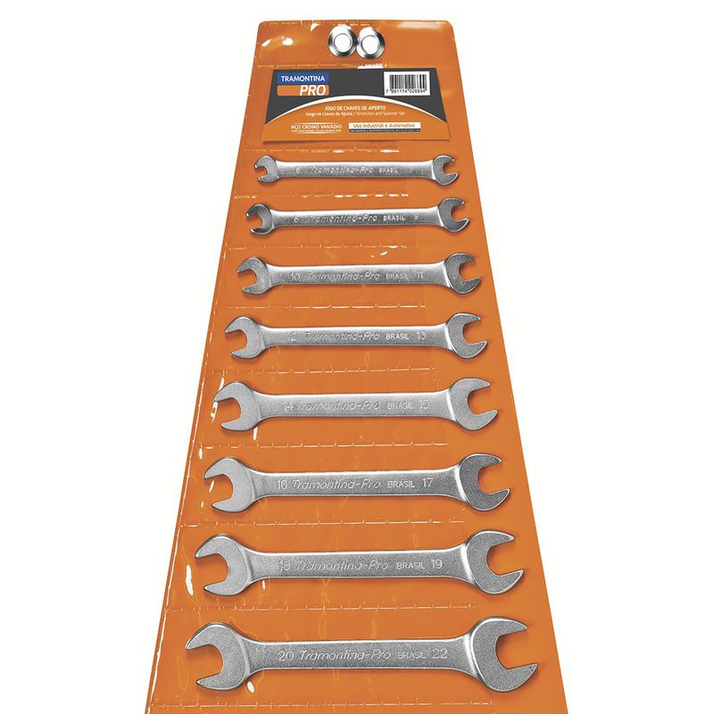 Jogo de Chaves Fixas 12 Peças (44610/212) - Tramontina Pro