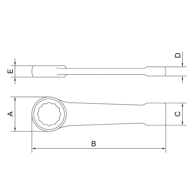 Chave Estrela de Bater 1.7/8'' (44633/013) - Tramontina Pro