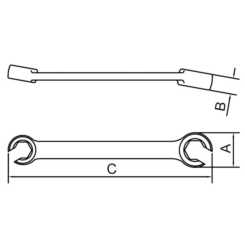 Chave Poligonal Aberta 5/16x3/8'' Tramontina PRO