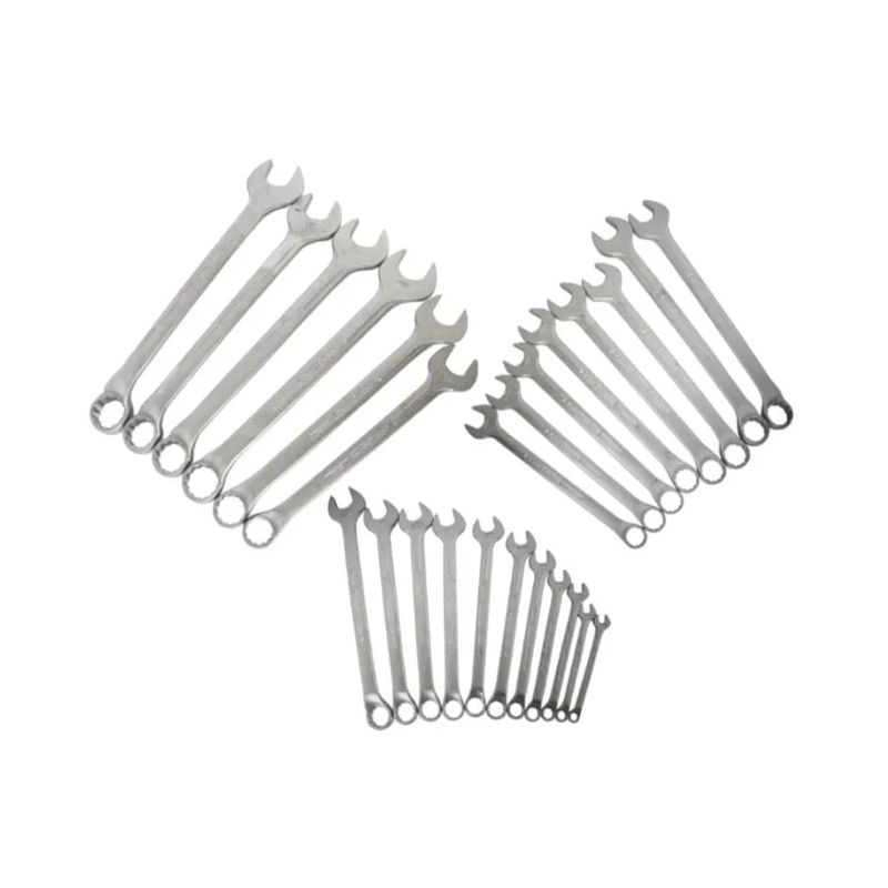 Jogo de Chaves Combinadas 3/8'' a 2'' Pol. 25 Peças - GEDORE