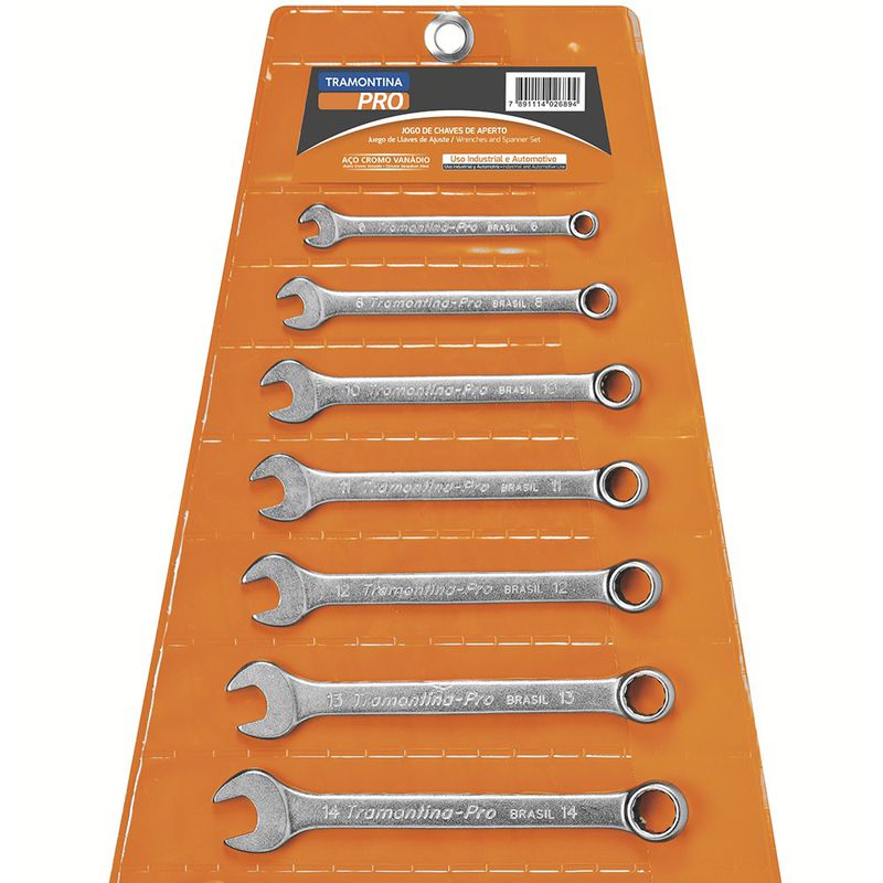 Jogo de Chaves Combinadas 10 Peças (44650/210) - Tramontina Pro