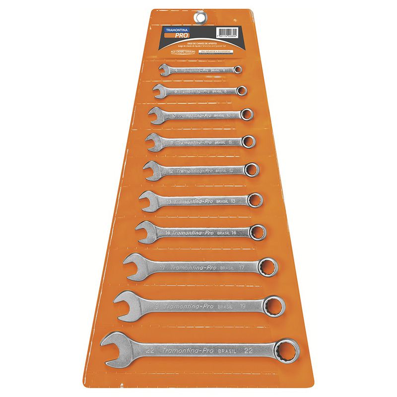 Jogo de Chaves Combinadas 10 Peças (44650/210) - Tramontina Pro