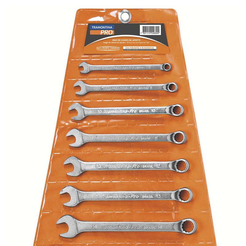 Jogo de Chaves Combinadas 10 Peças (44660/210) - Tramontina Pro