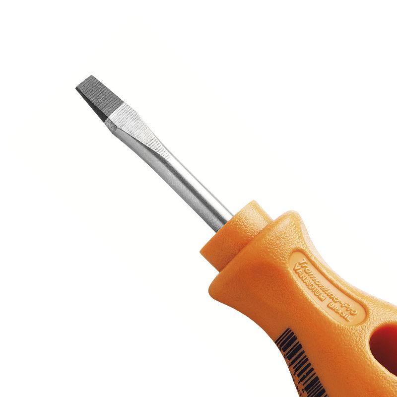 Chave de Fenda Ponta Chata em Aço Cromo Vanádio 1/4'' x 1.1/2'' (44132/002) - Tramontina Pro