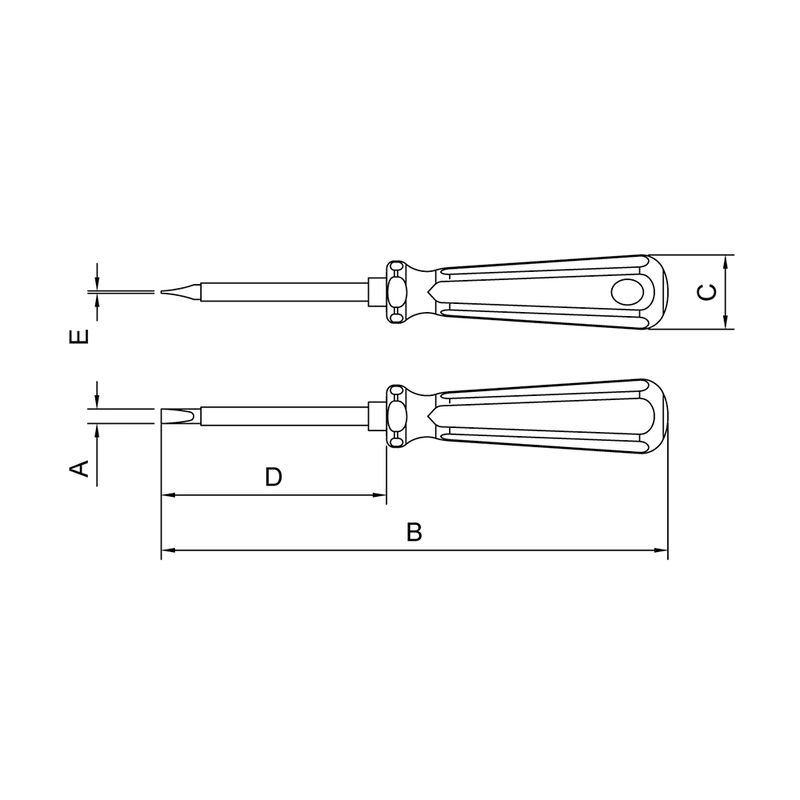 Chave de Fenda Isolada em Aço Cromo Vanádio 3/16'' x 6'' (44115/023) - Tramontina Pro