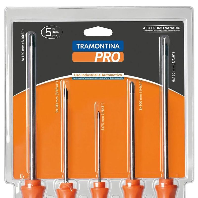 Jogo de Chaves Phillips 5 Peças (44135/505) - Tramontina Pro