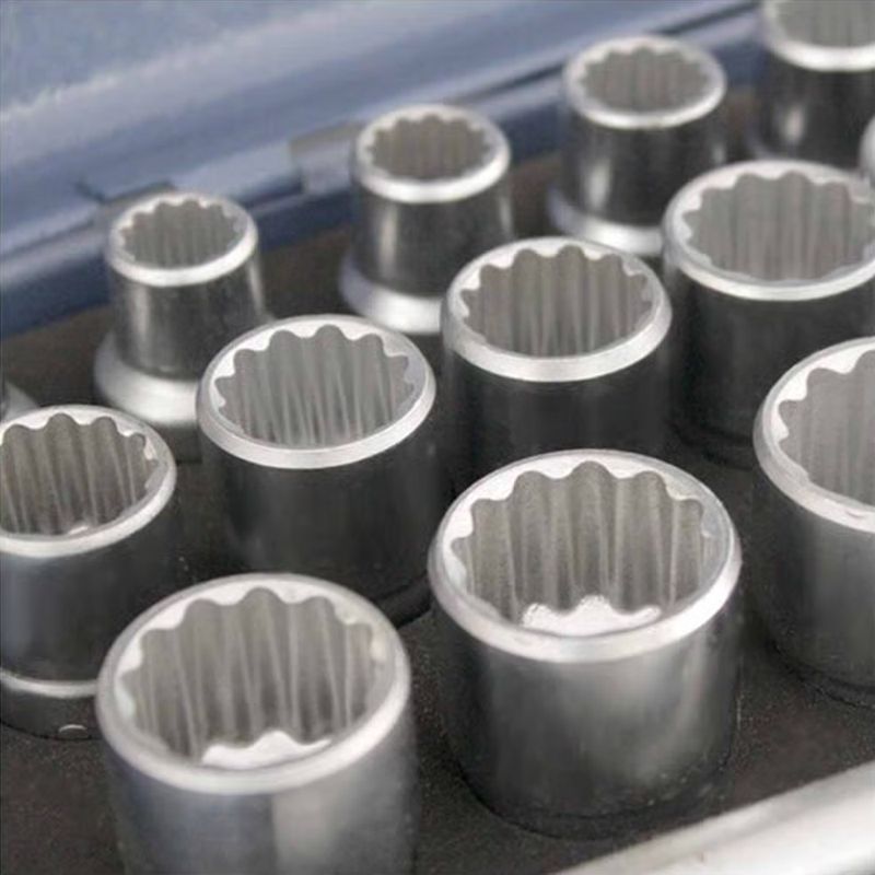 Jogo de Soquetes Estriados e Acessórios 1/2'' 25 Peças 015557 - Gedore