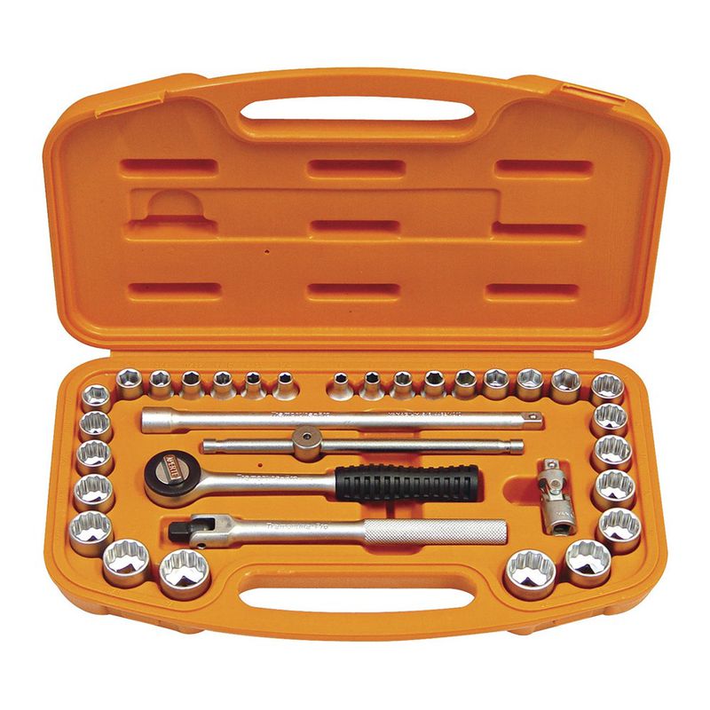 Maleta Com Soquetes e Acessórios 3/8'' - 33 Peças (44819/233) - Tramontina Pro