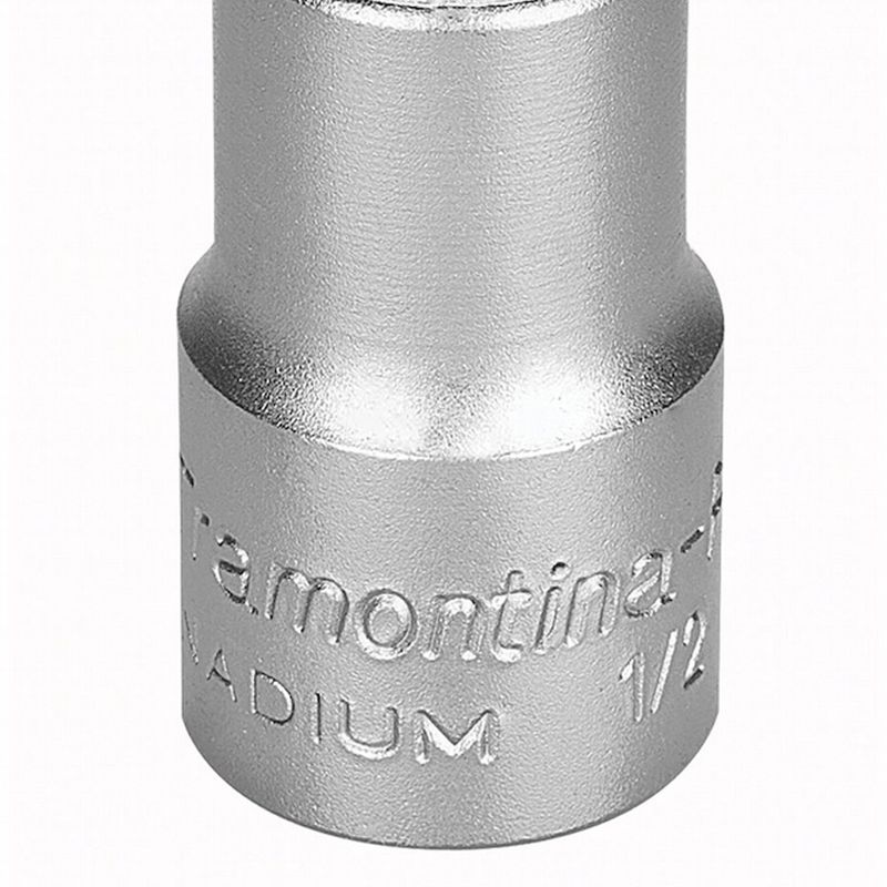 Soquete Sextavado em Aço Cromo Vanádio 15 mm - Encaixe 1/2'' Tramontina PRO