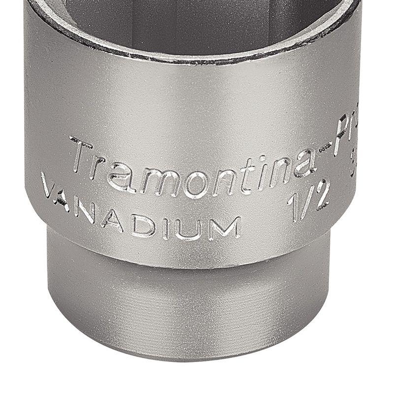 Soquete Sextavado em Aço Cromo Vanádio 32 mm - Encaixe 1/2'' - Tramontina Pro
