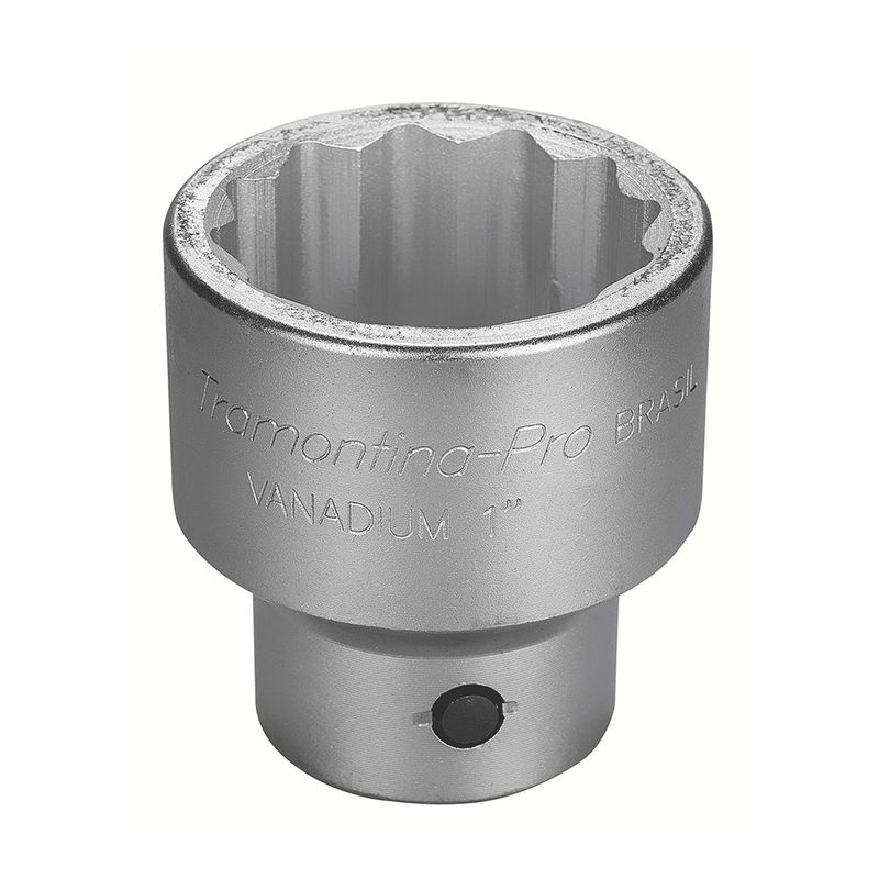 Soquete Estriado em Aço Cromo Vanádio 2.1/4'' - Encaixe 1'' - Tramontina Pro