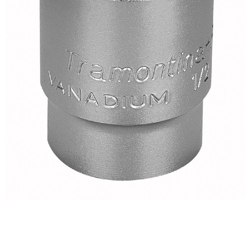 Soquete Sextavado em Aço Cromo Vanádio 28 mm - Encaixe 1/2'' - Tramontina Pro