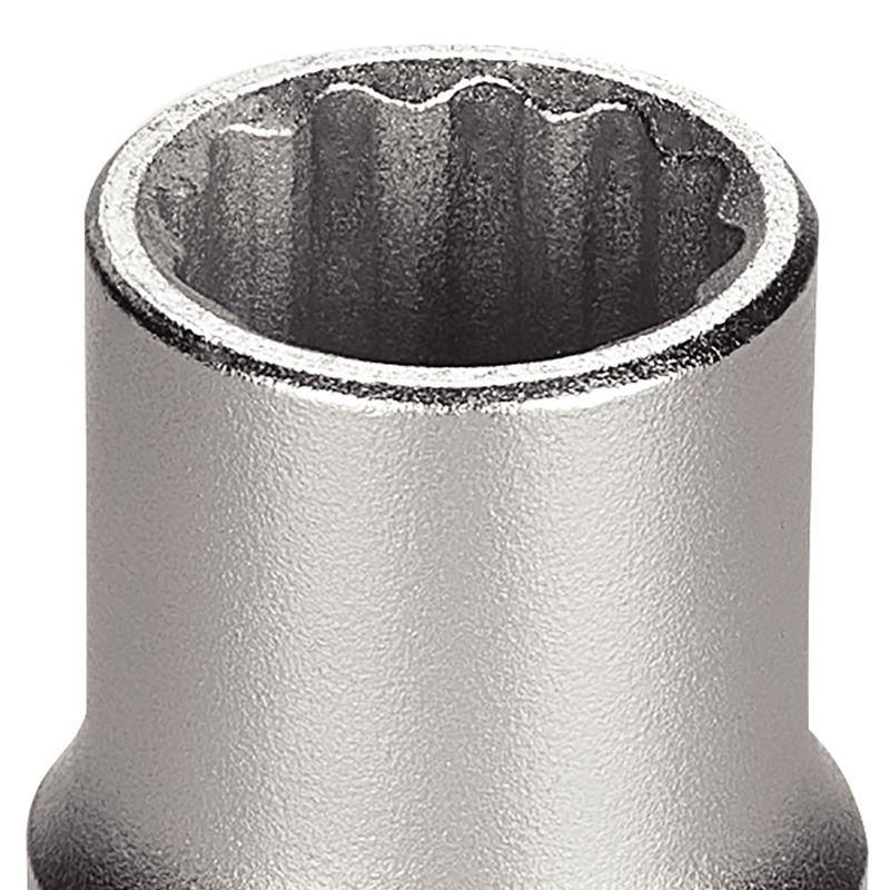 Soquete Estriado em Aço Cromo Vanádio 14 mm - Encaixe 1/2'' - Tramontina PRO