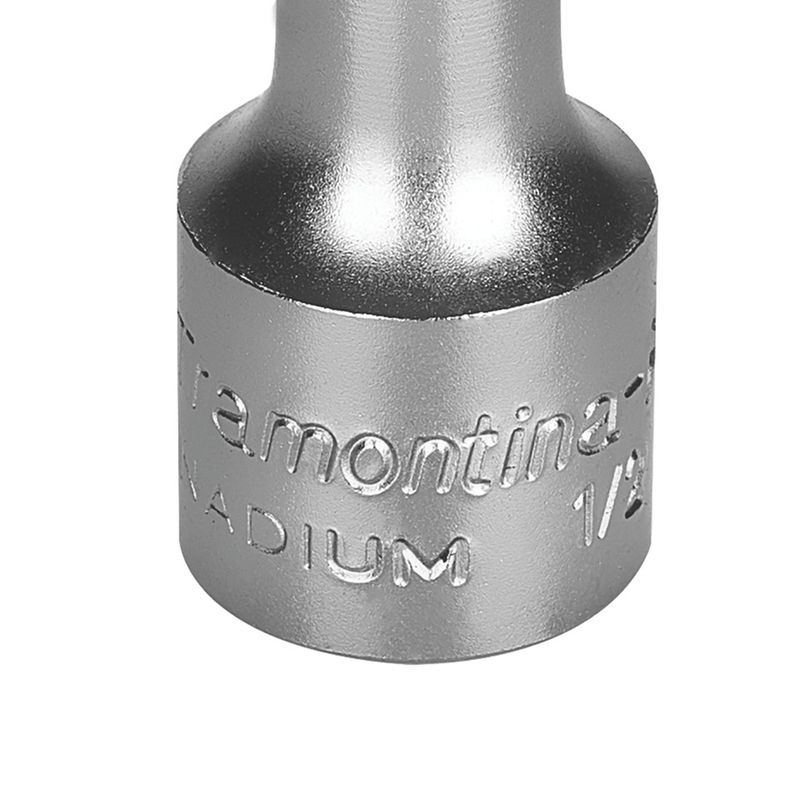 Soquete Estriado em Aço Cromo Vanádio 3/8'' - Encaixe 1/2'' - Tramontina Pro