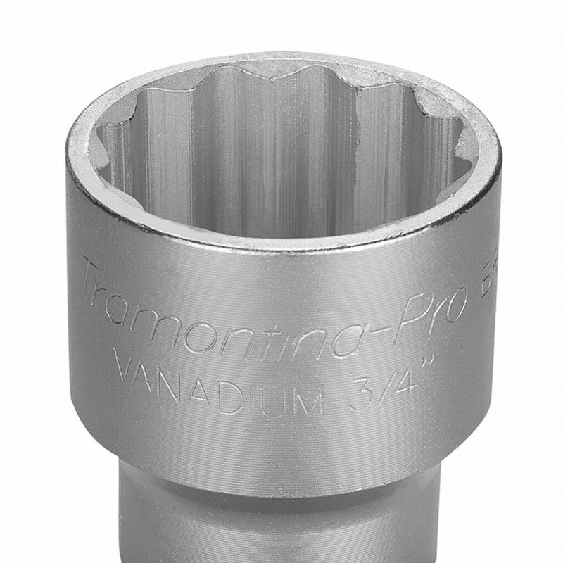 Soquete Estriado em Aço Cromo Vanádio 1.1/2'' - Encaixe 3/4'' Tramontina PRO