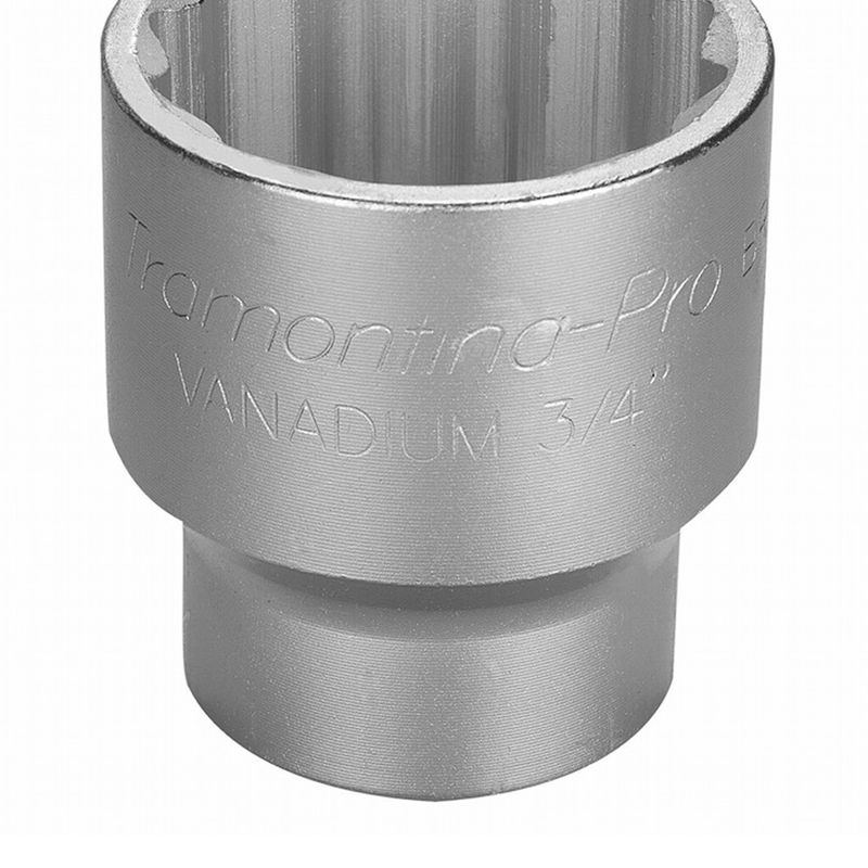 Soquete Estriado em Aço Cromo Vanádio 1.1/2'' - Encaixe 3/4'' Tramontina PRO