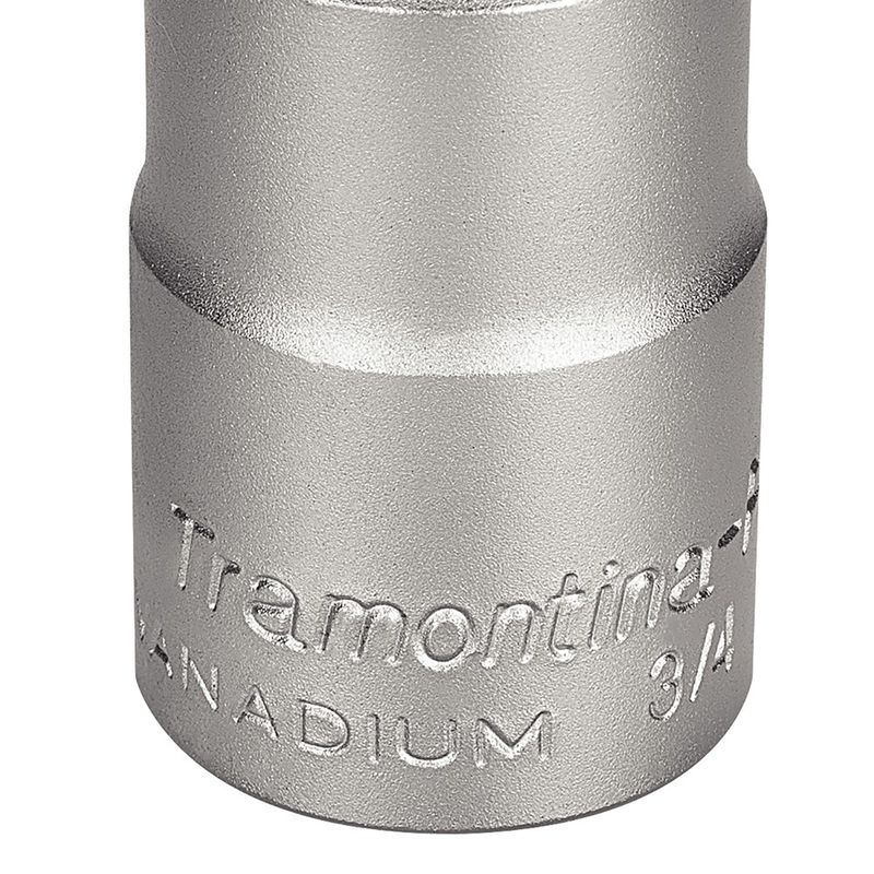 Soquete Estriado em Aço Cromo Vanádio 15/16'' - Encaixe 3/4'' Tramontina PRO