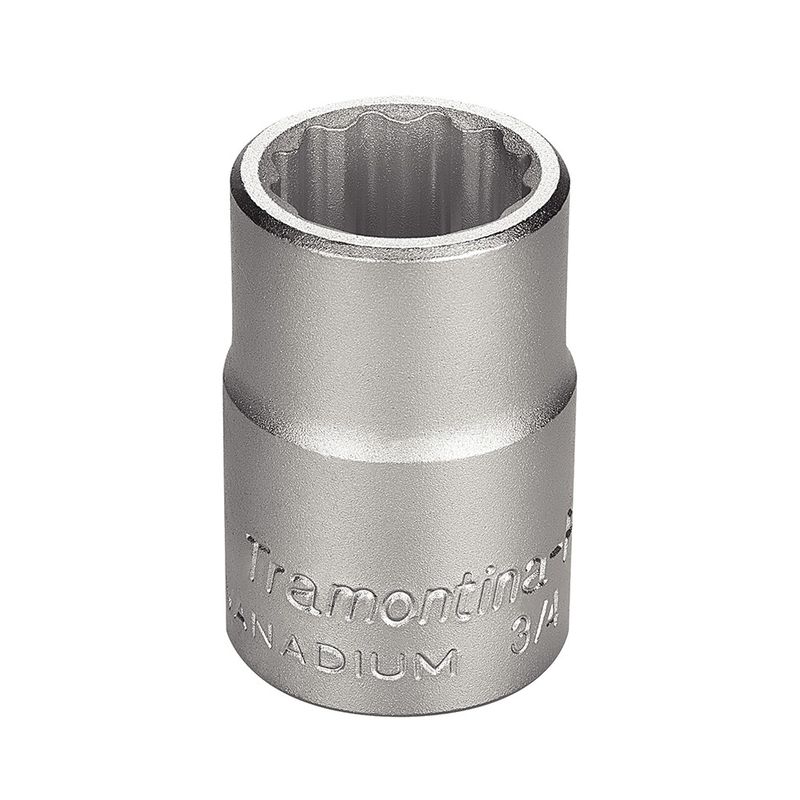 Soquete Estriado em Aço Cromo Vanádio 15/16'' - Encaixe 3/4'' Tramontina PRO