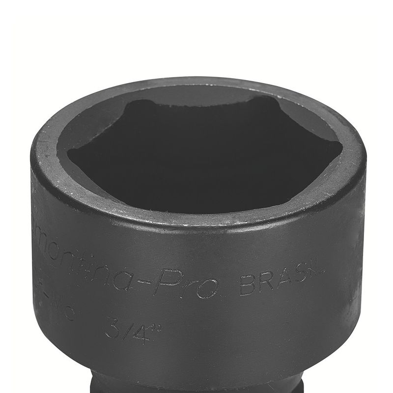 Soquete de Impacto Sextavado em Aço Cromo Molibdênio 1.1/2'' - Encaixe 3/4'' Tramontina PRO