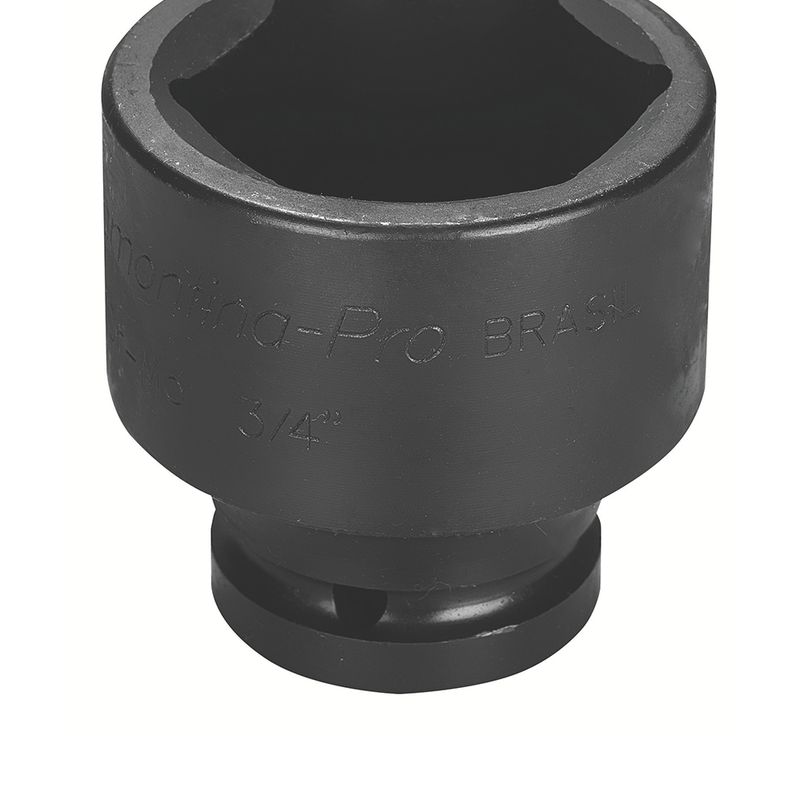 Soquete de Impacto Sextavado em Aço Cromo Molibdênio 1.1/2'' - Encaixe 3/4'' Tramontina PRO